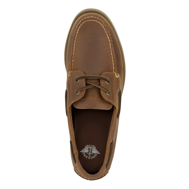 Dockers Mens Castaway Leather Boat Shoe - Image 2